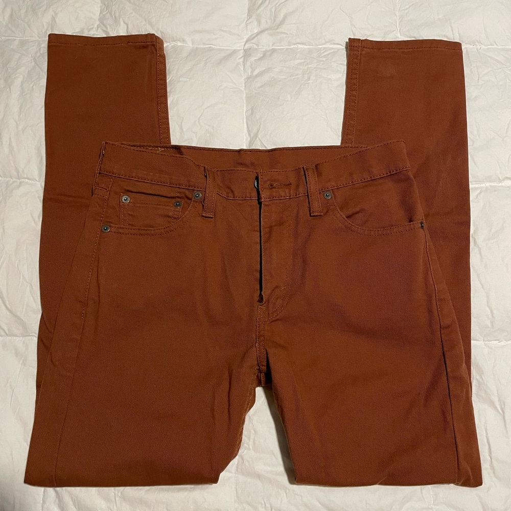 Levi’s 510 Skinny 30x29 Rust Jeans